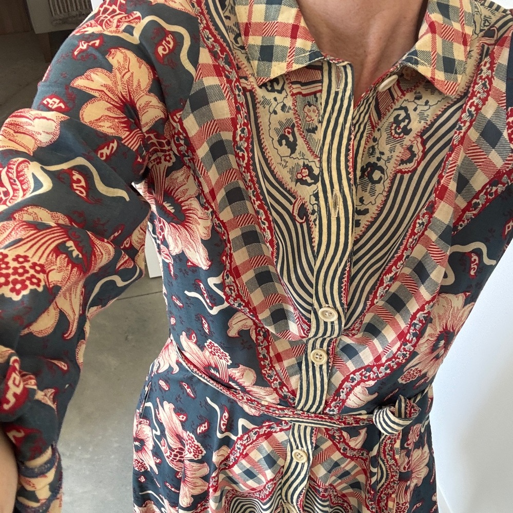 Vintage Albert Nipon Cotton Shirt Dress